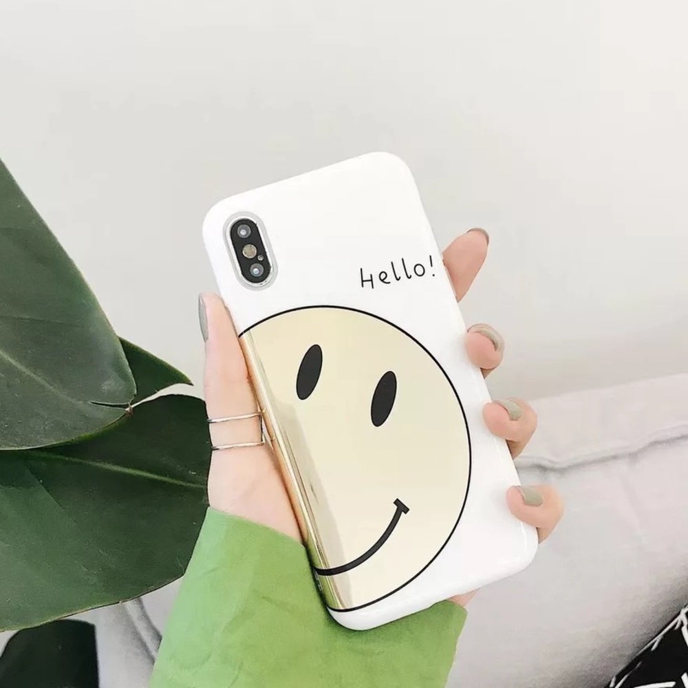 Last one!!iPhone XS/7/8/+❤️️Smile hello phone case